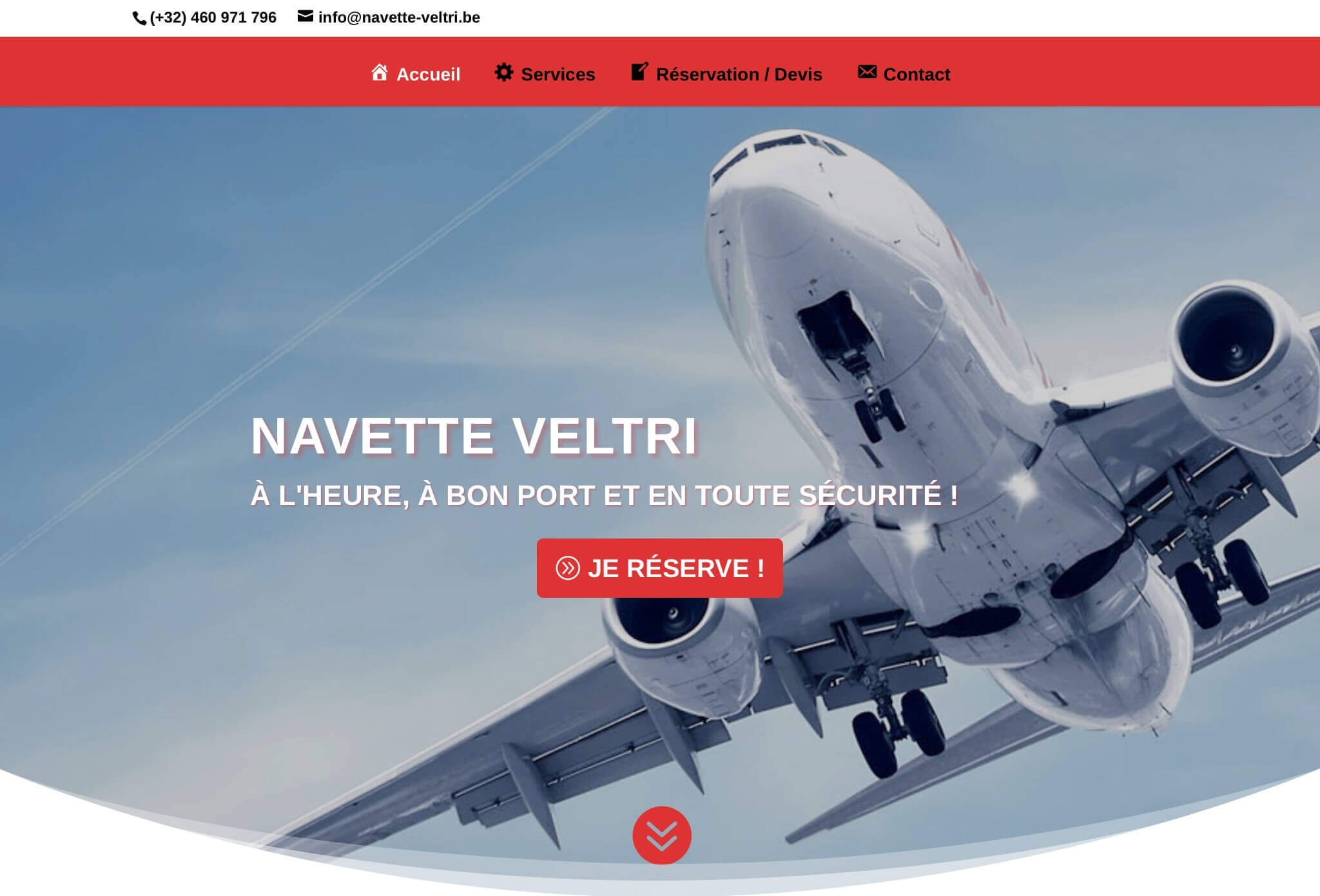 Aperçu site Navette Veltri