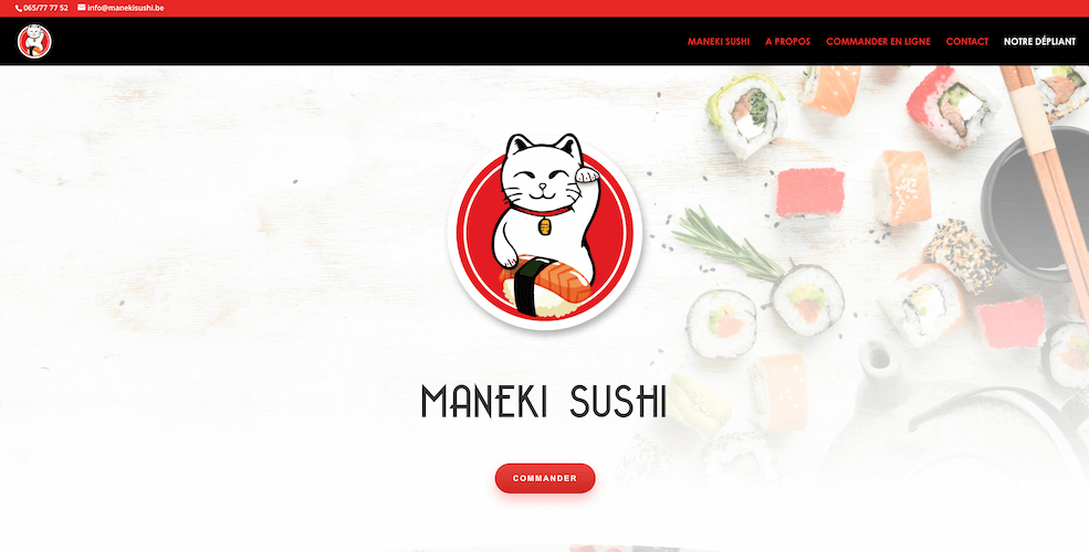 image portfolio Maneki Sushi
